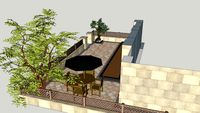 courtyard；yard；compound