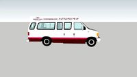 1997 ford e350 15 passenger CommTrans hotel shuttle crowne plaza shuttle