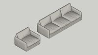 SOFA E POLTRONA MONACO - F60