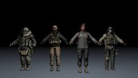 Call of Duty personnages 3D Model