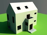 House white 3D Model