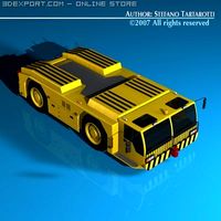 Airport tow tractor 3D Model