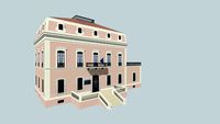 villa comunale Roseto degli Abruzzi 3D