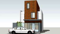 villa urbaine en brique