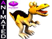 Cartoon Tyrannosaurus 3D Model