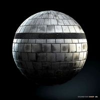 Scanned Seamless Wet Floor Tiles PBR Texture