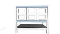 Atkinson open vanity