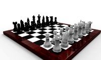 geometrical chess set