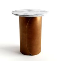copper side table