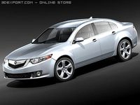 Acura TSX 2009 3D Model