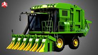 jd - 7760 combine harvester - cotton picker