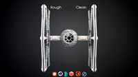 pbr procedural tie fighter