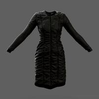 scifi puffed dress marvelous designer