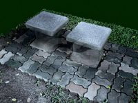 stone chair garden outdoor furniture 1