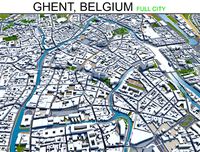 ghent gent city belgium 40km