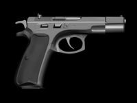 9mm Hand Gun 3D Model