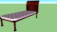 TWIN BED WITH SHELVES