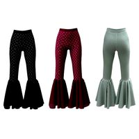 pants fancy flared bottom