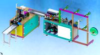 one pull one medical automatic three layer mask machine