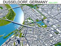 dusseldorf city germany 50km
