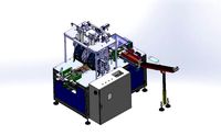 water wheel type earloop welding machine