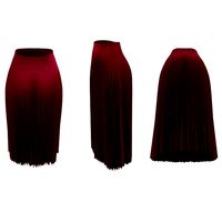 skirts accordion pleated