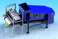 vibrating screening magnetic separation system