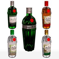 tanqueray 70cl bottle set