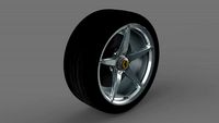 ferrari rim and tyre