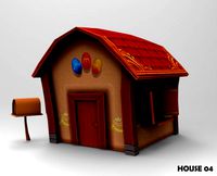 lowpoly toon house pack