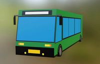 lowpoly bus