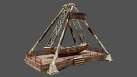 pirate ship ride abandoned