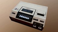 vcr vhs player 01 retro 80s low-poly