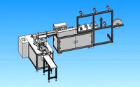 model of automatic one pull one point mask machine