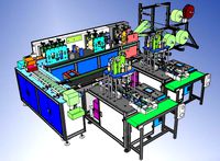one drag two automatic mask production linemask machine