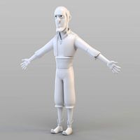 cartoon fraud man