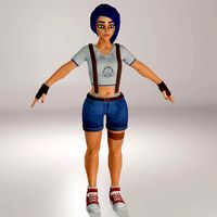 hipster woman - hipster female