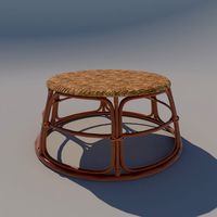 rattan table
