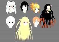 anime hair