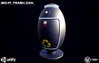 scifi trash can