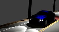 bentley continental 2015 with all surroundings complete with lightmaterials etc