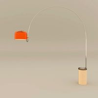 huge floor lamp by guzzini 1960s