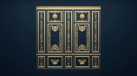 plaster decorative frame 02