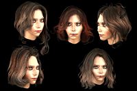 set woman hairstyle 5 types