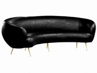 souffle banquette bubbly black by kelly wearstler