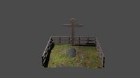 grave orthodox cross