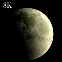 8k moon 3 materials low poly