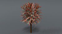 cartoon tree 3d