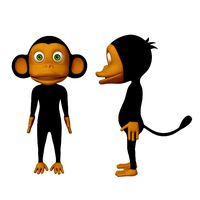 monkey cartoon