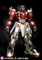 transformers knight optimus prime